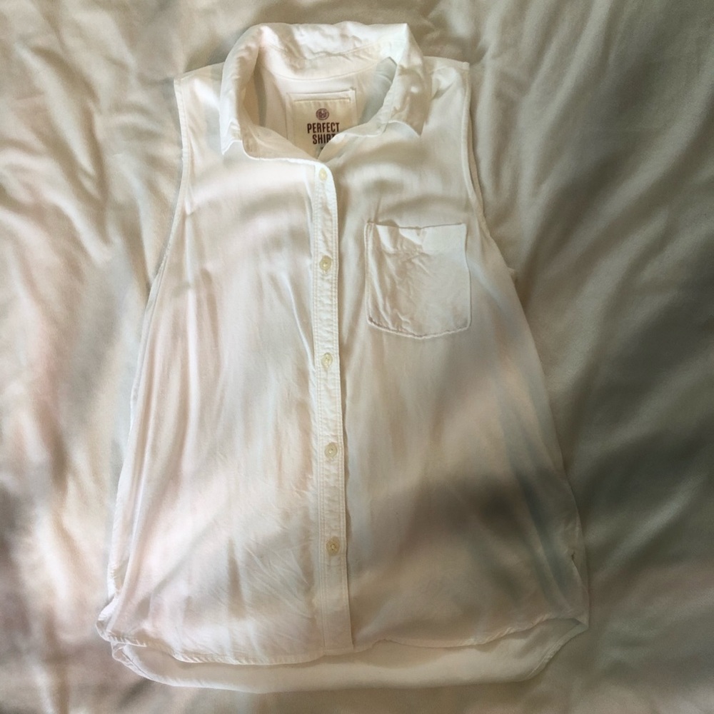 Button up tank top